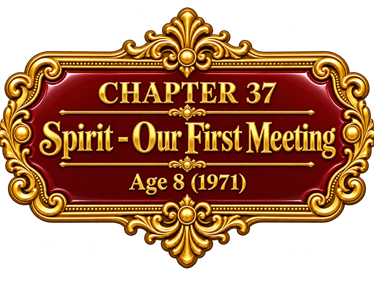 Chapter 37 — Spirit - Our First Meeting — Age 8 (1971)
